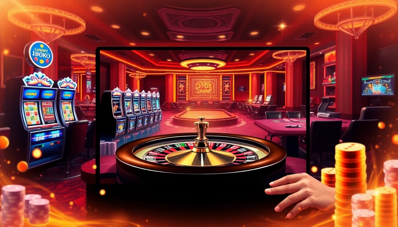 Experience the excitement of Nhà Cái 68VIP Có Uy Tín with vibrant gambling visuals and engaging gameplay.