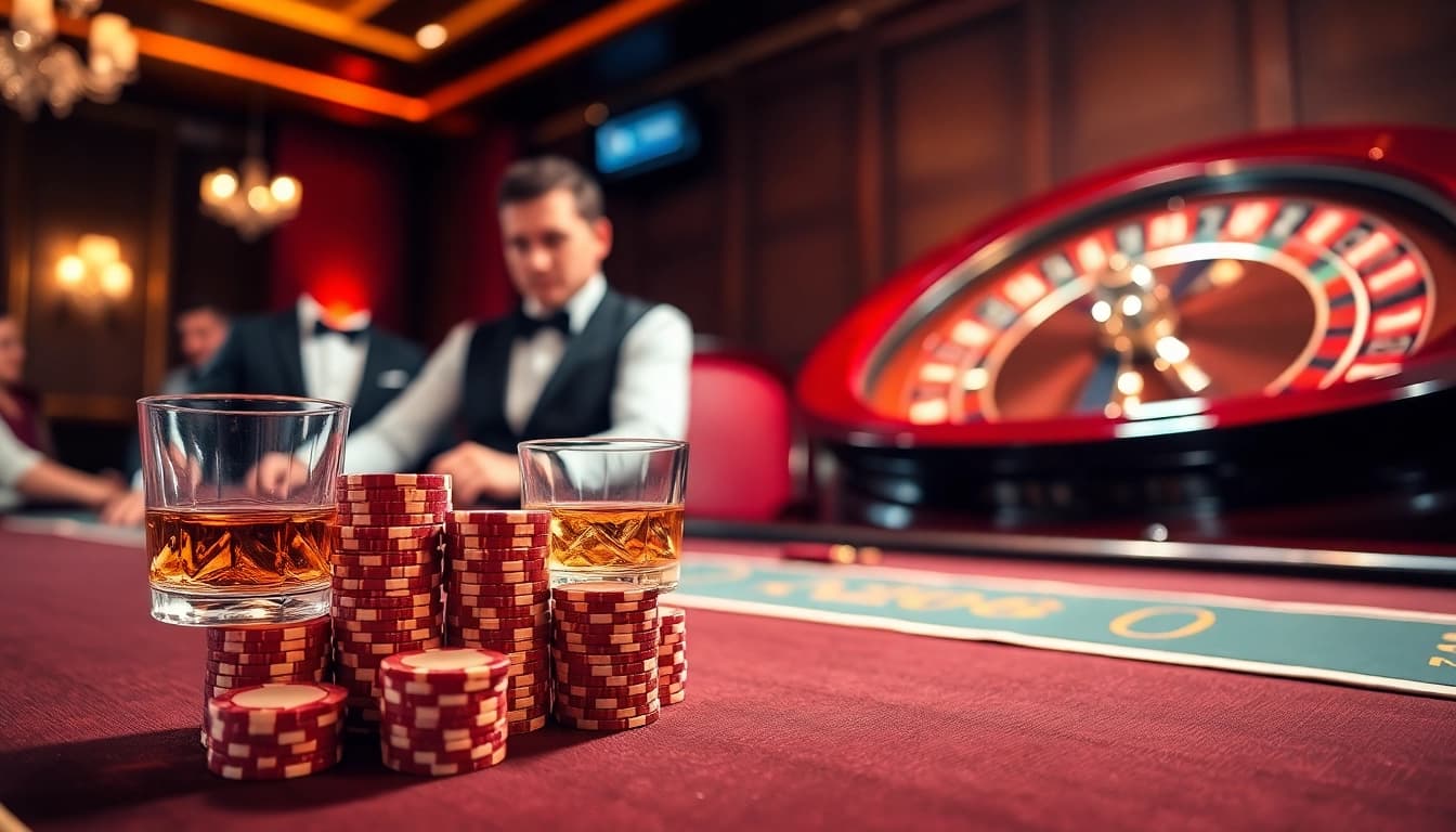 Experience thrilling gaming at 1haywin.us.com, featuring a luxurious poker scene with vibrant casino elements.