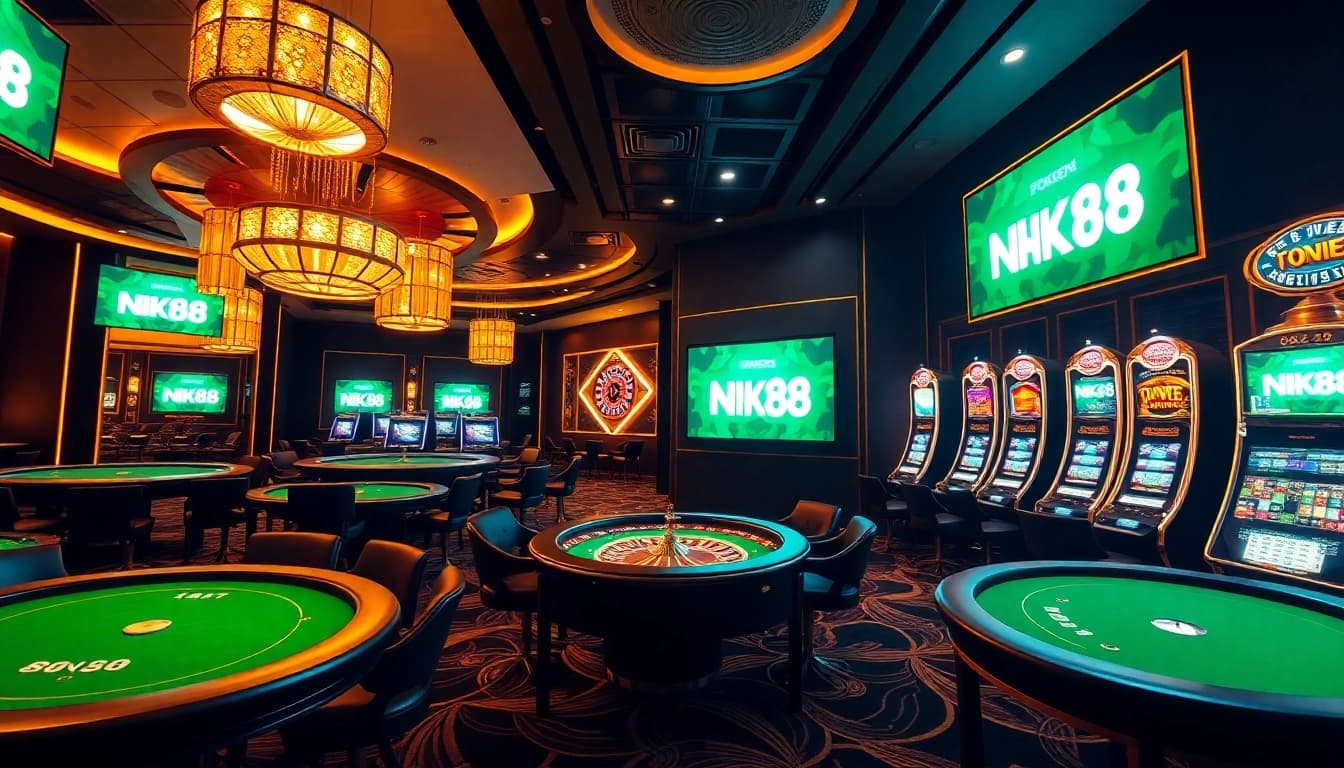 Experience thrilling online gambling at https://nk88.baby/ with luxurious casino visuals and vibrant gameplay.