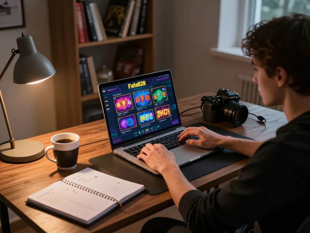 Engaging online gaming scene with Fafa828 slots and strategies for better gambling.