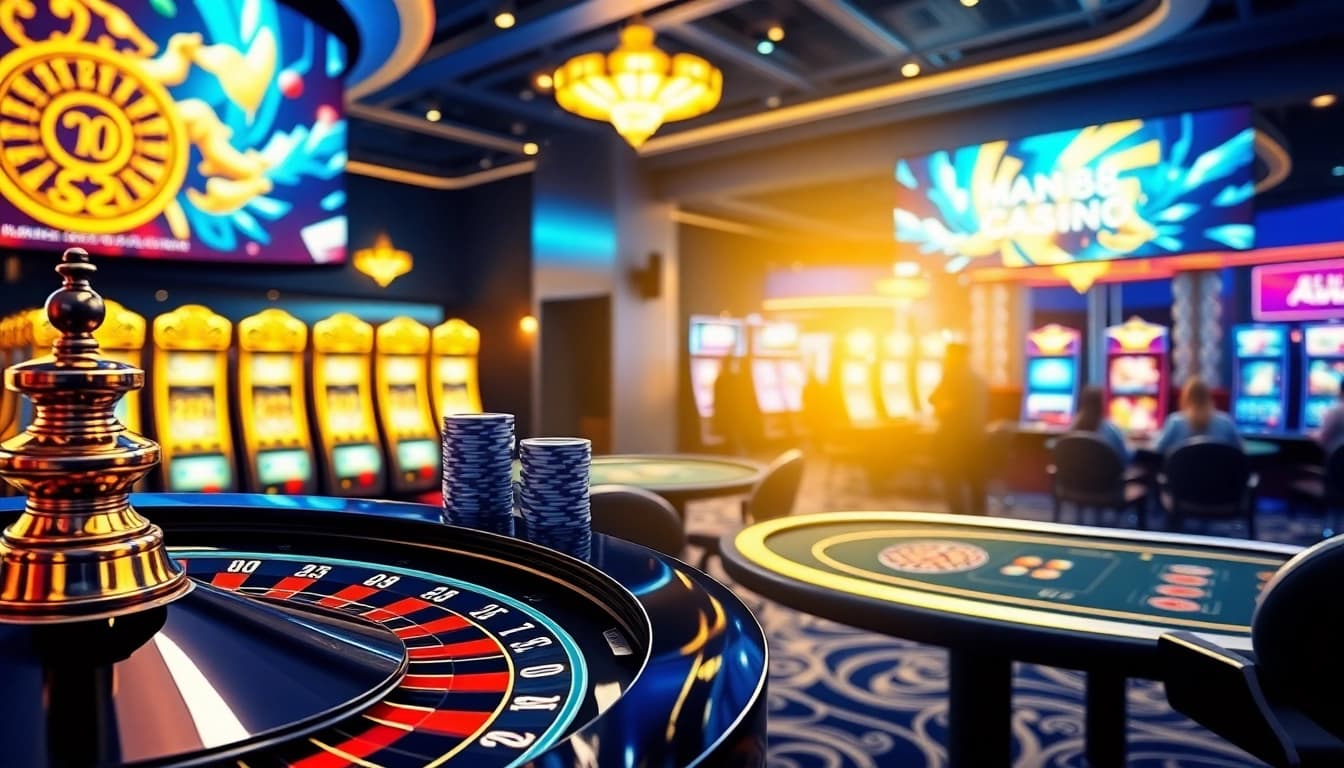 Players enjoying engaging casino games at Man88, highlighting excitement and professionalism in gambling.