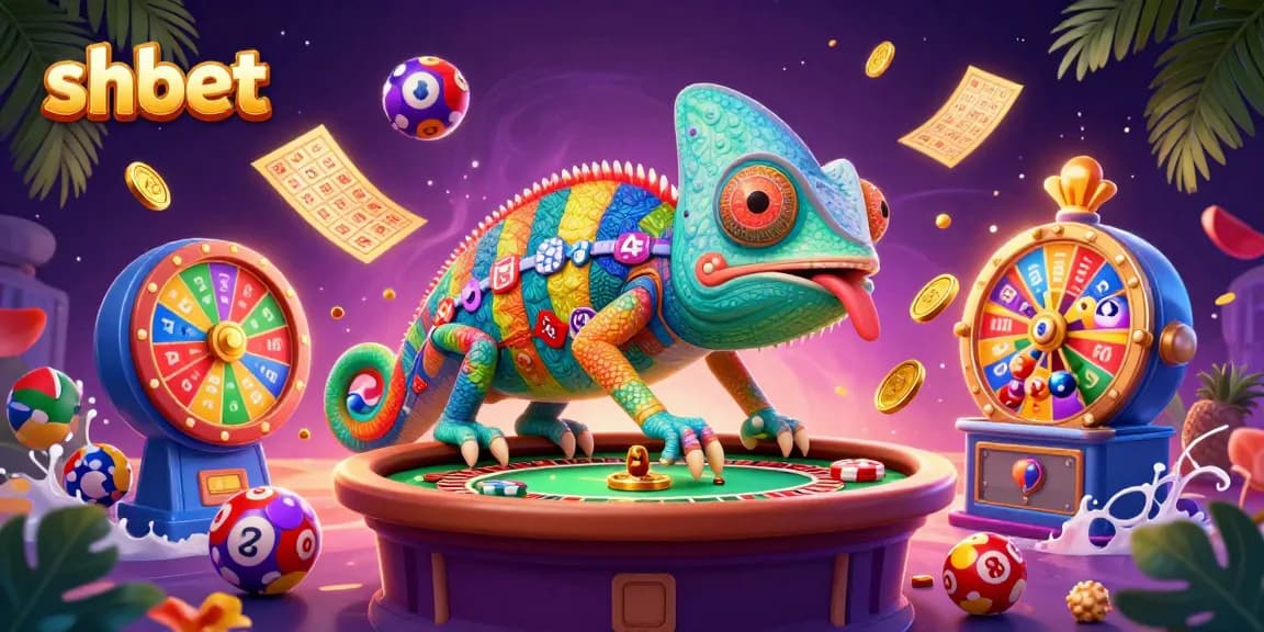 Win big with shbet in this vibrant casino scene featuring colorful games and lucky moments.