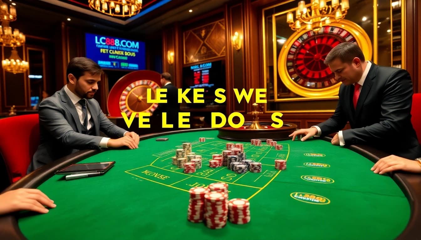 Experience the excitement at LC88 COM with vibrant poker tables and high-stakes players.