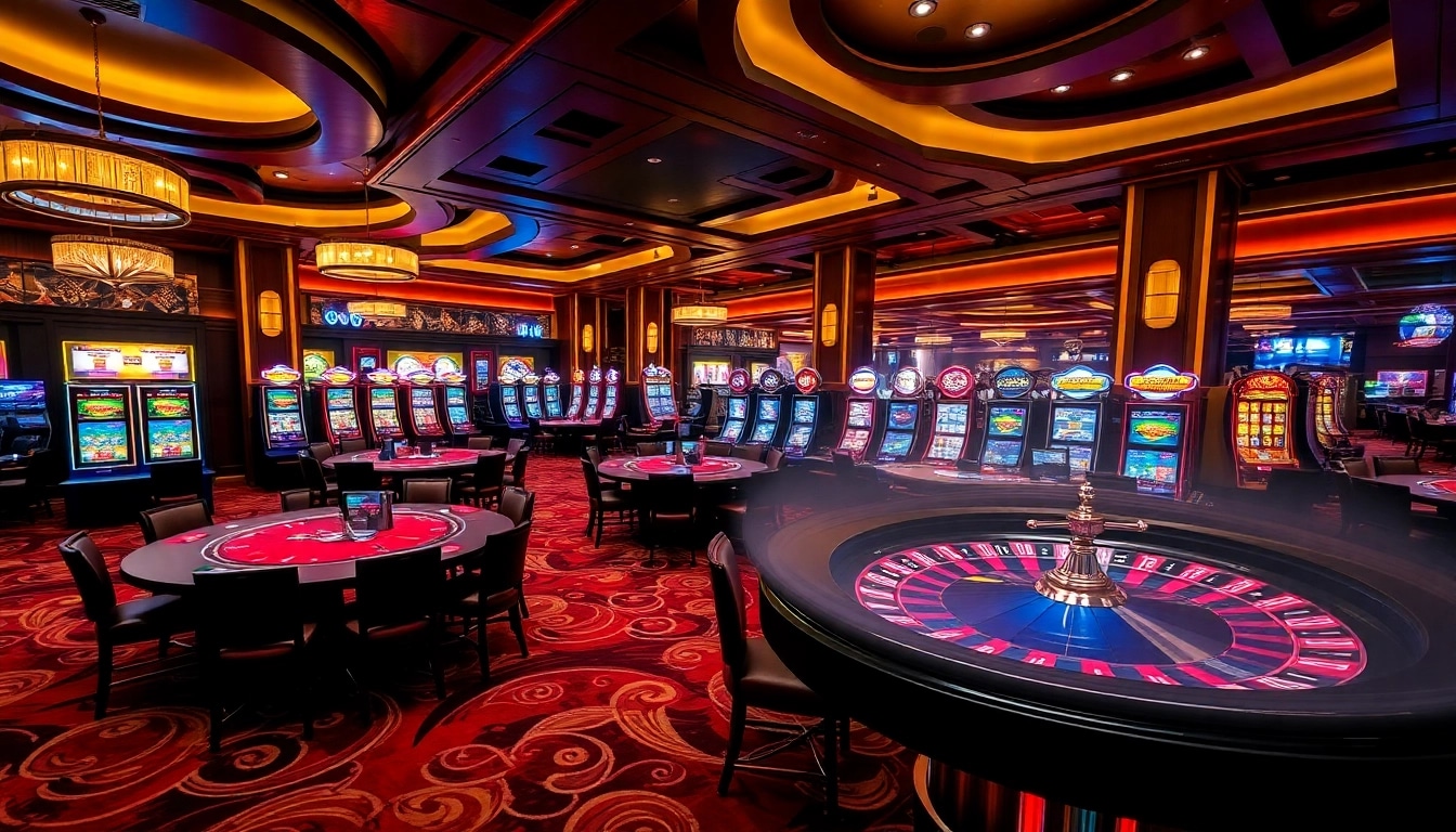 Experience the excitement of winning at c168.com with luxurious casino tables and vibrant slot machines.