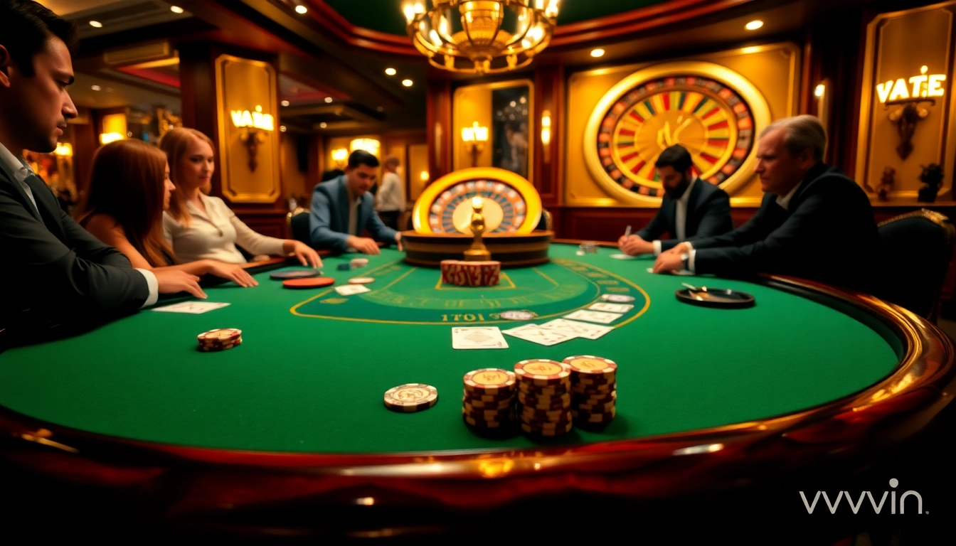 Experience the luxury of vvvwin in a vibrant casino atmosphere with exciting poker and roulette!