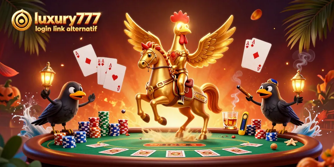 Masuk ke luxury777 login link alternatif dengan ilustrasi kasino penuh warna dan atmosfer menawan.
