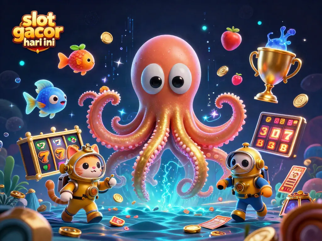 Menangkan slot gacor hari ini dengan kolosal kraken dan slot simbol berkilau di lautan harta!