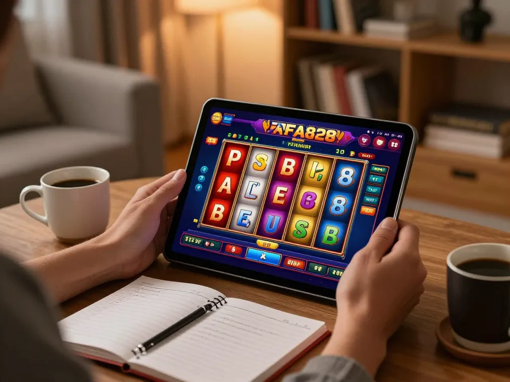 ผู้ใช้งานที่มีส่วนร่วมกำลังเล่นเกมสล็อตบนแพลตฟอร์มออนไลน์ FAFA828 ผสมผสานความบันเทิงกับกลยุทธ์