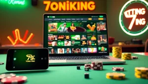 Dynamic online betting interface of 79king hn featuring casino games and sports odds.