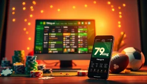 Exciting online gambling experience on 79king hn platform with vibrant graphics and user-friendly design.