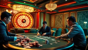 Experience thrilling poker at QQ888's luxurious casino table.