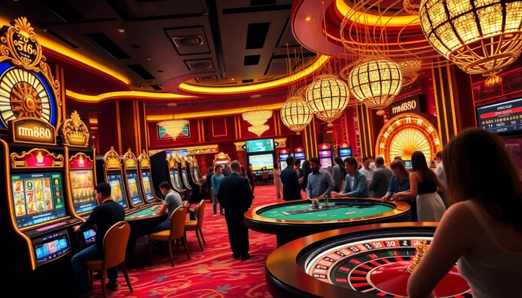Experience the excitement of mm88 with high-stakes gambling at luxurious casino tables.