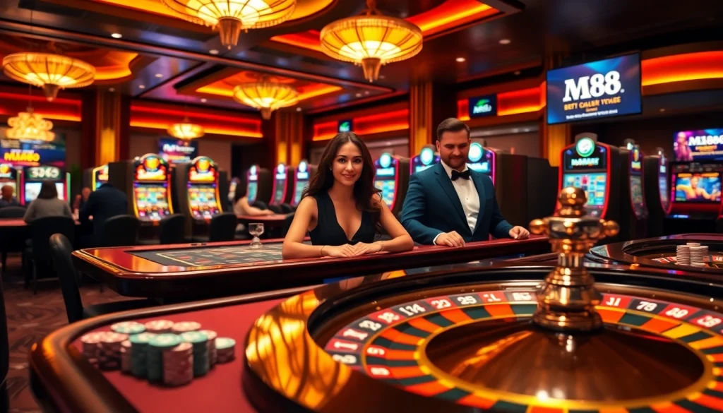 Experience the thrill of online gaming at https://mm88.vegas/ with vibrant casino tables and engaging players.