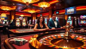 Experience the thrill of online gaming at https://mm88.vegas/ with vibrant casino tables and engaging players.