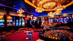 Engage in exciting gaming at 88xx.com with vibrant casino tables and elegant atmosphere.
