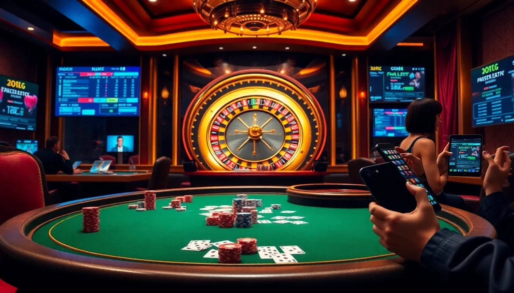 Experience the thrill of hack go88 as players strategize at an elegant casino table.