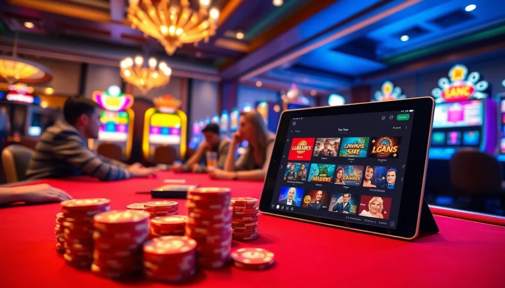 Engaging in a poker game at https://tt88.mex.com/ with vibrant casino visuals and luxury atmosphere.