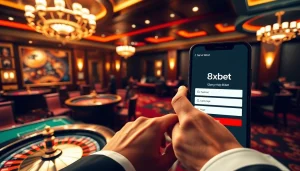 Experience the excitement of đăng nhập 8xbet at a luxurious casino environment filled with roulette and poker.