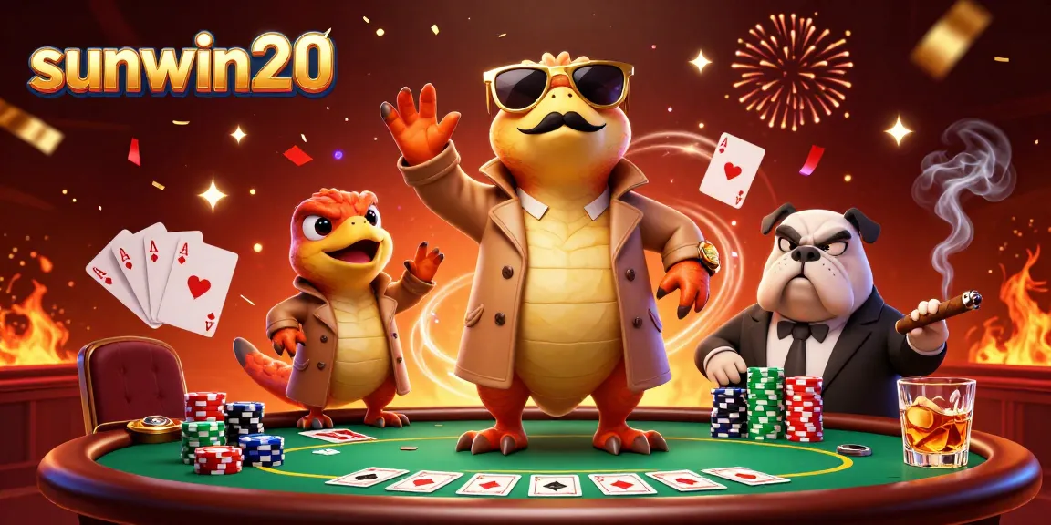 Raptors in a trench coat prepare to win big at sunwin20 casino, blending humor and gambling excitement.