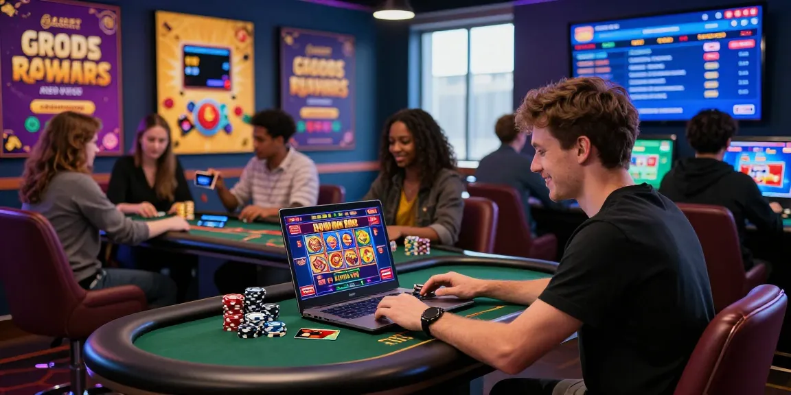 Engaging scene at https://southsomersetenvironment.co.uk/ showcasing players enjoying credit card casinos with vibrant graphics and modern gaming atmosphere.